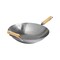 Joyce Chen Classic Series 14-In. Round Bottom Carbon Steel Wok with Birch Handles J20-1140 - alternate 1